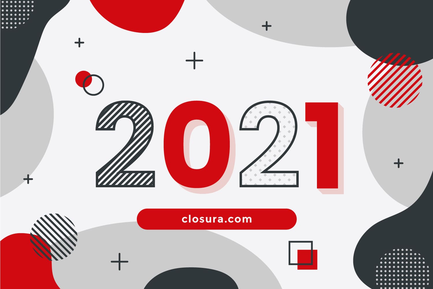 Visuel nouvelle annee voeux Closura 2021